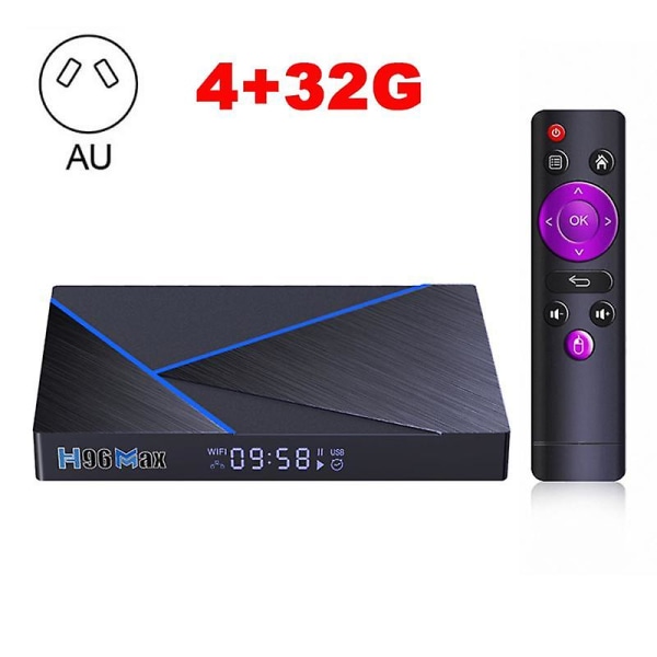 Ny 2023 Android 12 Tvbox Media Player Set Rockchip Rk3566 H96 Max V56 Wifi 2,4g 5g H96max