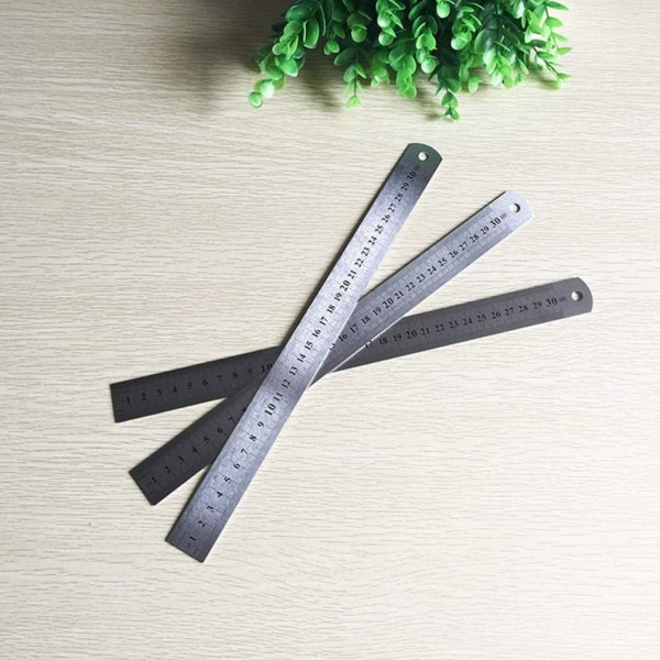 3pcs Stainless Steel Ruler for Engineering Drawing