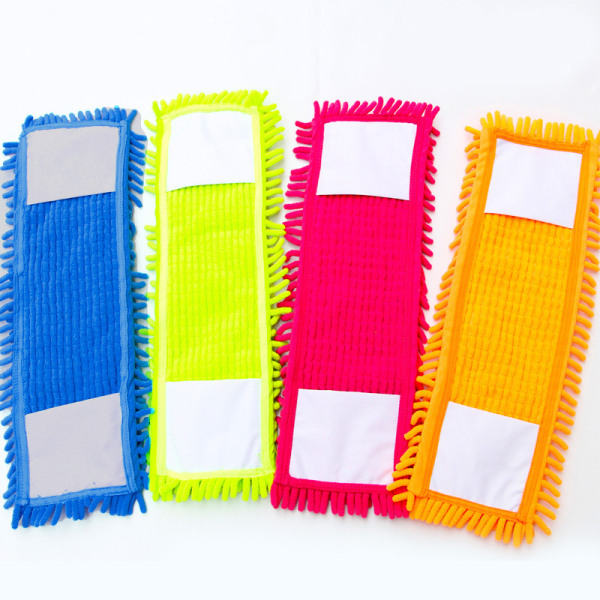 4x udskiftningsbetræk til gulvmoppe - moppebetræk lavet af mikrofiber chenille til grundig rengøring af dit opholdsrum