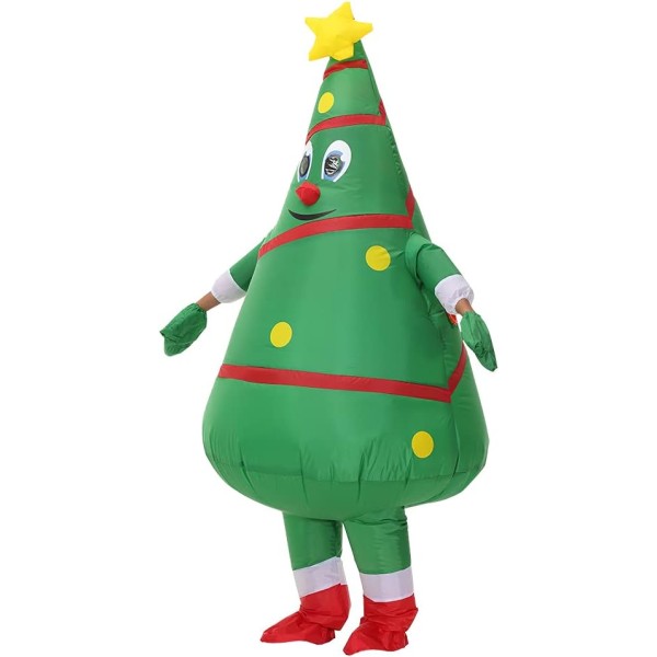 (Christmas Tree Costume) Christmas Uppblåsbar Julgran Cos