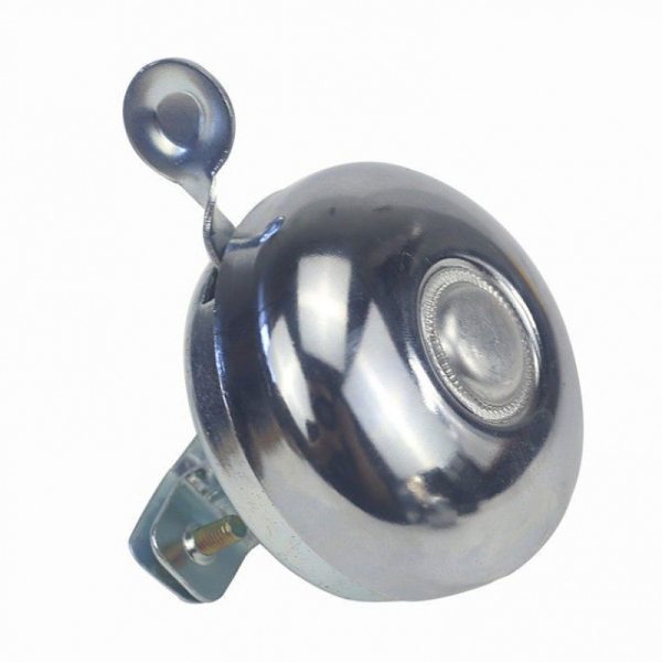 Retro unisex cykelklocka silver/krom en storlek