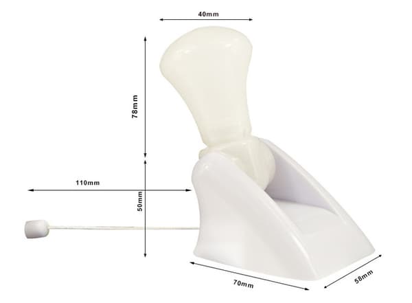 8 stk. smart home cross-border bedside lamp mini pull pære TV batteri