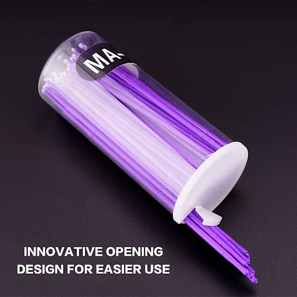 Förpackning med 400 bomullspinnar, Microbrush Micro Brush rengöringspinnar för minipensel