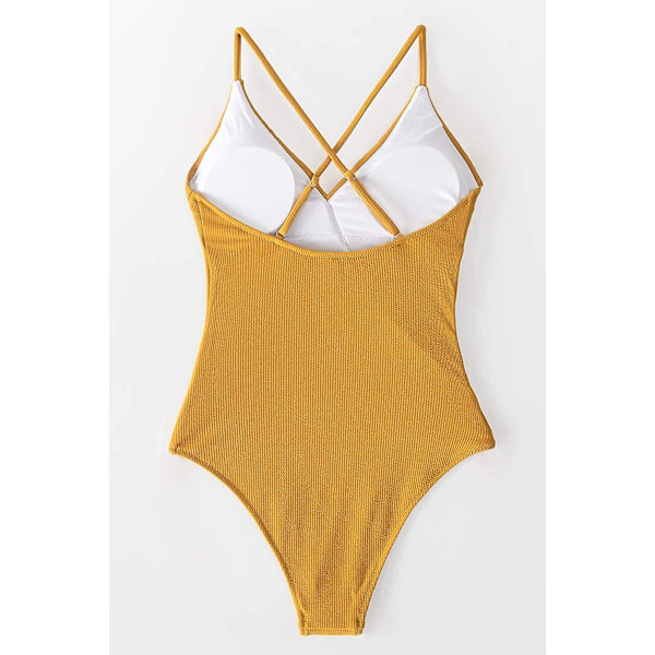 Kvinder S One Piece Badetøj Ruffle Wrap Tekstureret Strand Badetøj Badetøj