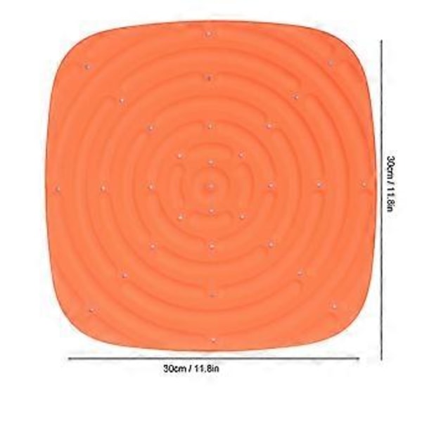 Genanvendelige kyllingeredeunderlag, hyggelige kyllingeredemåtter til hønsehus, vaskbart design giver bekvemmelighed og besparelserorange orange