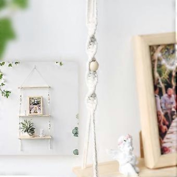Boho Handvävd Tapestry Väggdekor Hylla