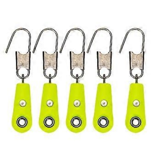 5 höghållfasta sänkesglidare, surfingspöhållare vikt sänkeskopplingar, fiskespöhållare roterande snäppfäste på fiskeutrustning (3,2cmx0,6cmx0,5cm) 3.2cmx0.6cmx0.5cm