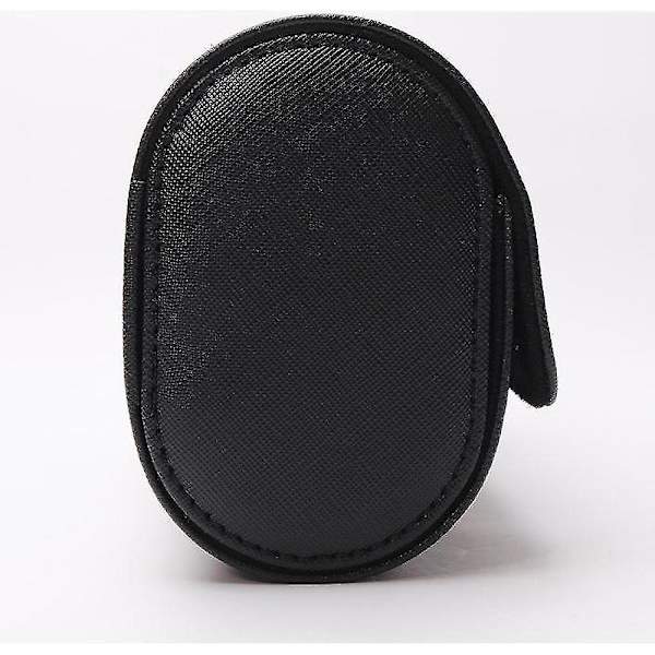 3 Fack Watch Box Retro Pu Watch Roll Svart