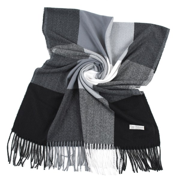 Fashion Scarf 1-St Mjuk Rutig Scarf med Fransar Höst Scarf