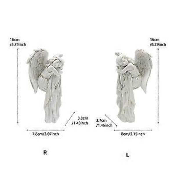 Änglafönsterram Ornament Elegant Hartsskulptur Dörrkarmar för Heminredning Konstälskare och Inredningsarkitekter Right angel door win