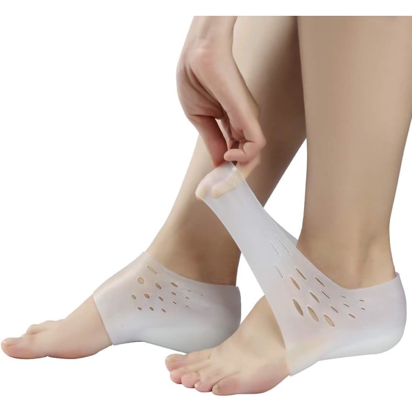 Invisible Insole Lift Insole Silikongel Hælputer for menn og W