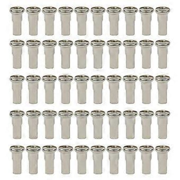 50 stk. Mountainbike Cykel Egerhætte Hjul Eger Nippel Dekorationer Racercykel 14G 12G 13G Cykel Eger Nippel 50 stk. 12G sølv 13mm 50pc 12G silver 13mm
