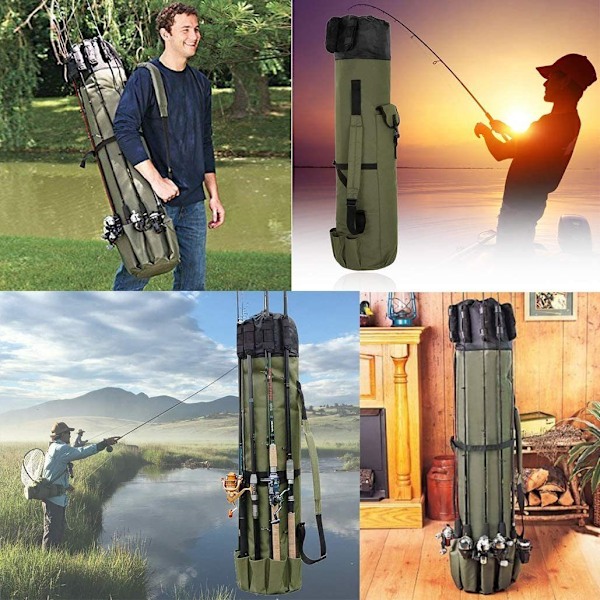 Fiskepose, stangpose, fiskebag, lengde: 123cm