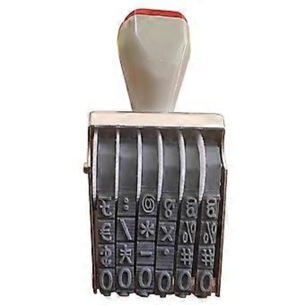Nummerstempel Datostempel Justerbart Forretningsstempel Plastnummerstempel 0-9 Nummereringsstempel Style D