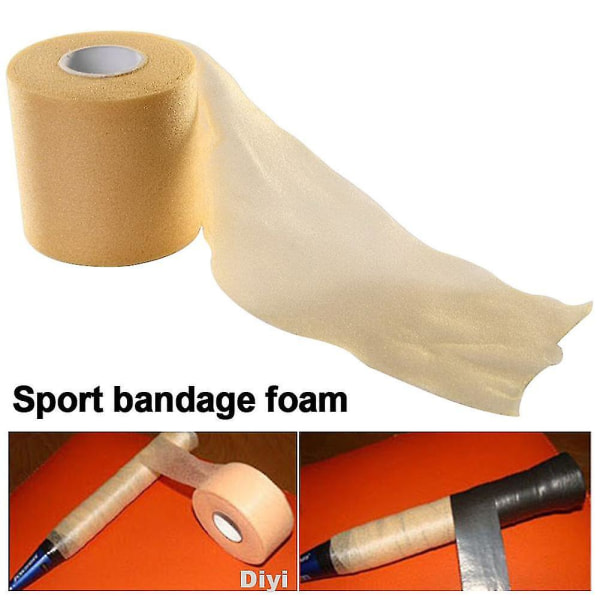 Mjuka stötsäkra tillbehör Anti Skid Pu Sponge Racquet Grip