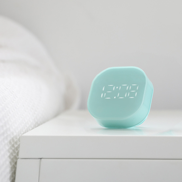 Magnetisk brusevægsur Temperaturvisning med sugekop Køkken og badeværelse Touchscreen timer (Grøn)