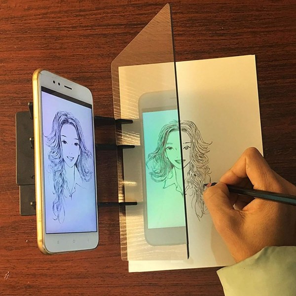 Drawing Projector with Acrylic, 20 * 13.5CM, Portable Optical Tra