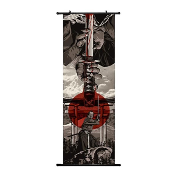 Japansk Samurai Ukiyo-e Rulleplakat
