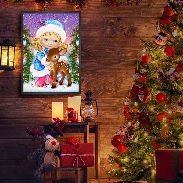 Julklapp Diamantmålning Kits för Vuxna - Gnomes Full Drill Di