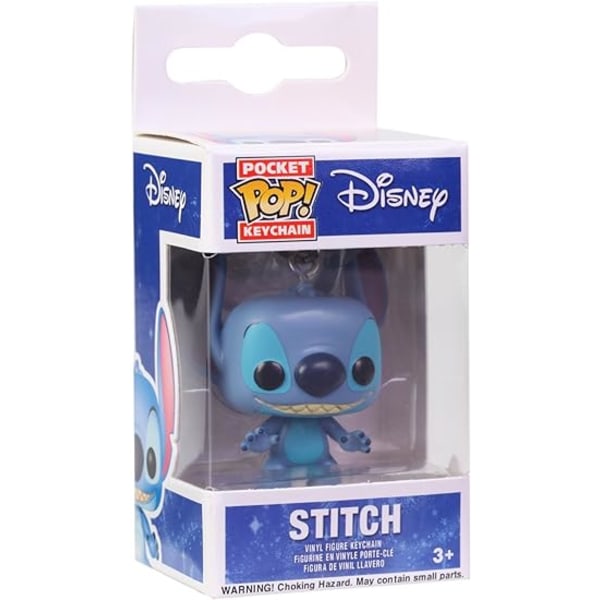 Funko pop stitch starbaby stitch eat office hånd anheng nøkkelring