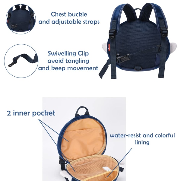 Baby Toddler Reppu Hiha, Lasten Reppu Valjaat, Söpö Eläin B