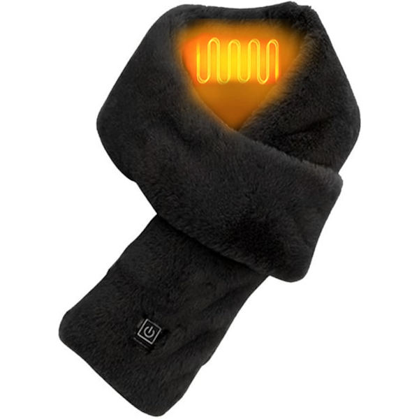 USB-sähkölämmitteinen huivi, jossa on 3 säädettävää lämpötila-asetusta, W