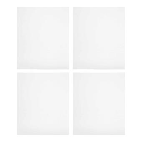 1 Sæt 4 stk. akrylrammeplader, fotoramme erstatningsplader (gennemsigtige)