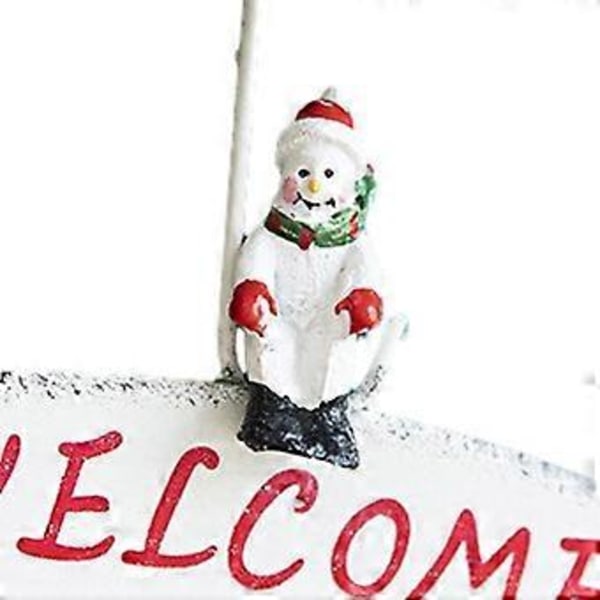 Juletre Anheng Julete Ornament Dekorasjon Nordisk Samleobjekt Morsom Juletre Anheng for Fest Hjem Utendørs Style D 14cmx11cm