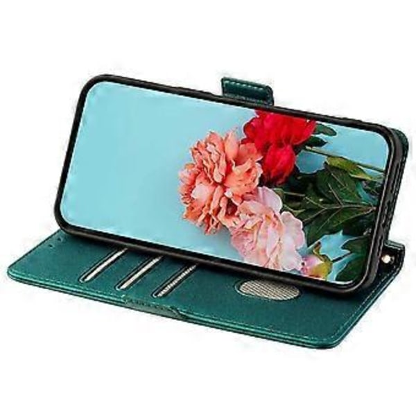 Plånboksfodral för Motorola Edge 40 Neo 5G RFID-skydd PU Läder Telefonskal med Remmar Style E