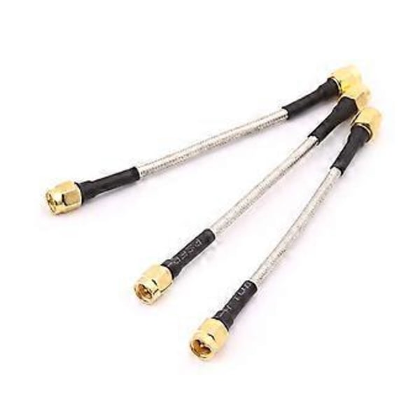 10kpl SMA Uros - SMA Uros RG402 Pigtail-kaapeli 10cm Puolijäykkä Liitin Koaksiaalinen Muu