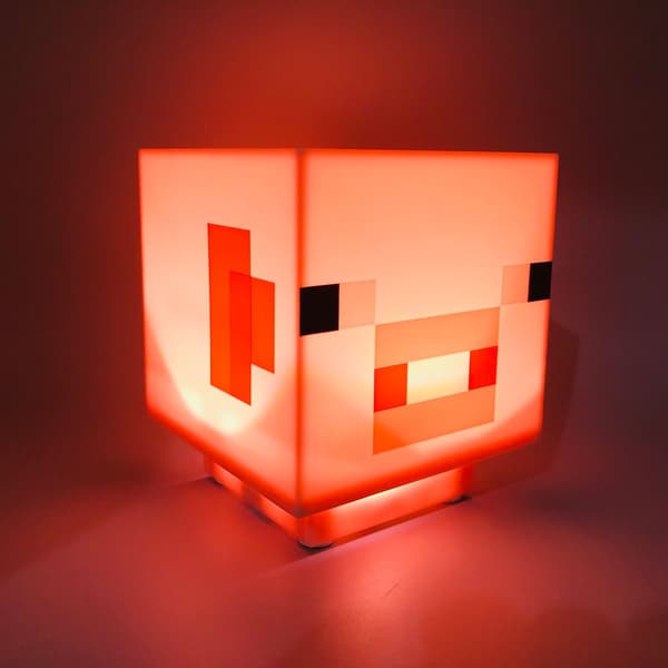 Ny Minecraft Creeper modellering nattlys spill atmosfærelys