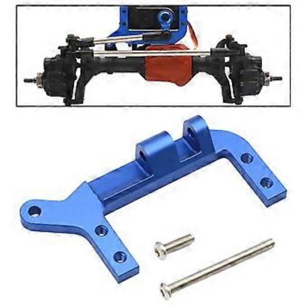 CNC Alumiininen Servokiinnike RC Auton Varaosa Korkean Suorituskyvyn Kevyt RC Auton Osa 1/10 RC Crawler Autolle TRX 4 (Sininen)