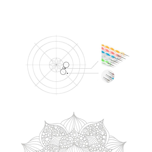 13 st Dotting Diy Verktygssats Rostfritt Stål Kulspetspennor För Mandala Stenmålning