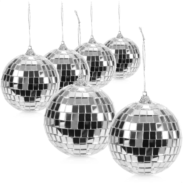 6X Disco-pallo - Riippuva peilipallo - Disco-pallo juhliin - Osa