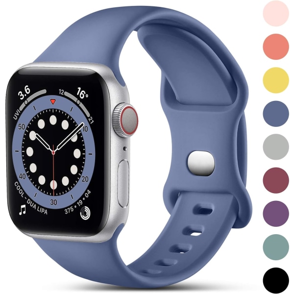 Compatible with Apple Watch Strap 38mm 40mm 41mm, Replacement Sil