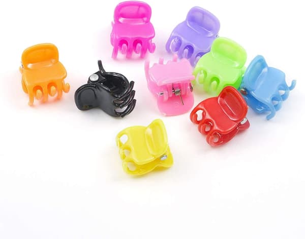 100 stykker mini plast hårklipp hårstyling hårnåler brosjer