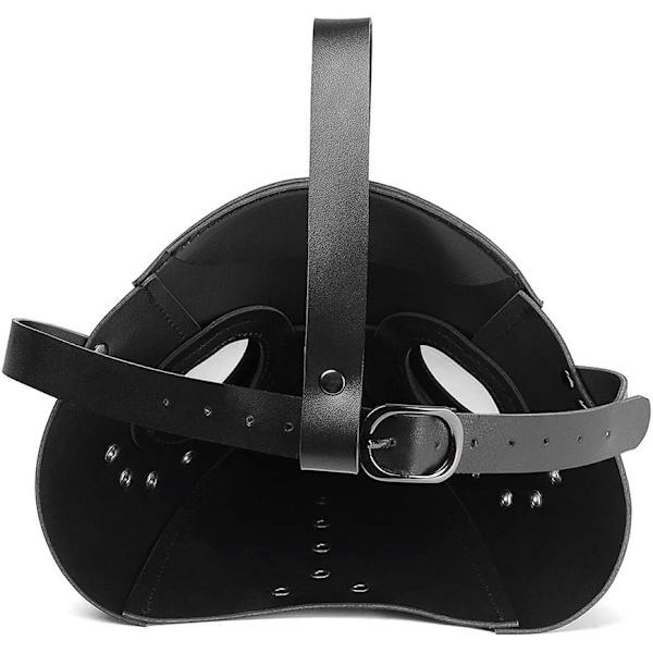 Plague Doctor Mask PU Läder Lång Näsa Fågel Näbb Steampunk Hallo
