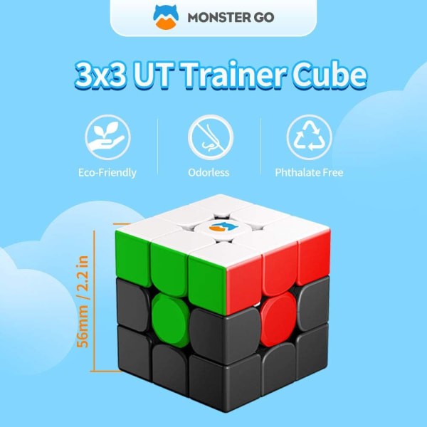 3x3 UT-treningskube, MG Cube Learning Series puslespill for barn