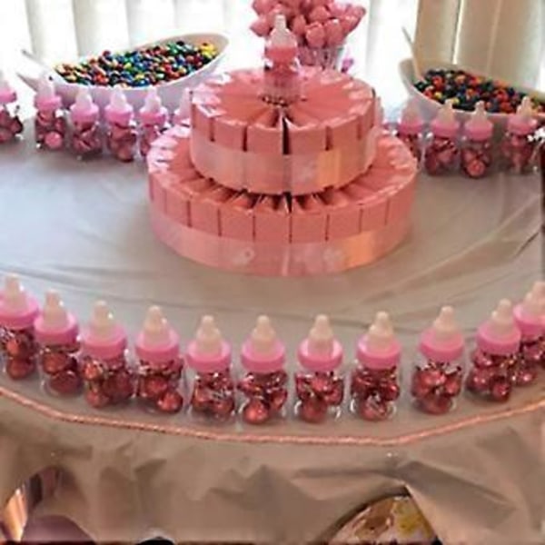 24 st Nappflaska Form Godisflaska Godisask Baby Shower Party Favörer Behållare
