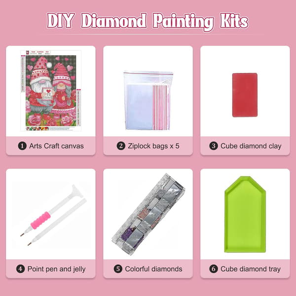 (Diamantmaleri Gonk) 12x16 tommer  Diamantmaleri Kit til Adul