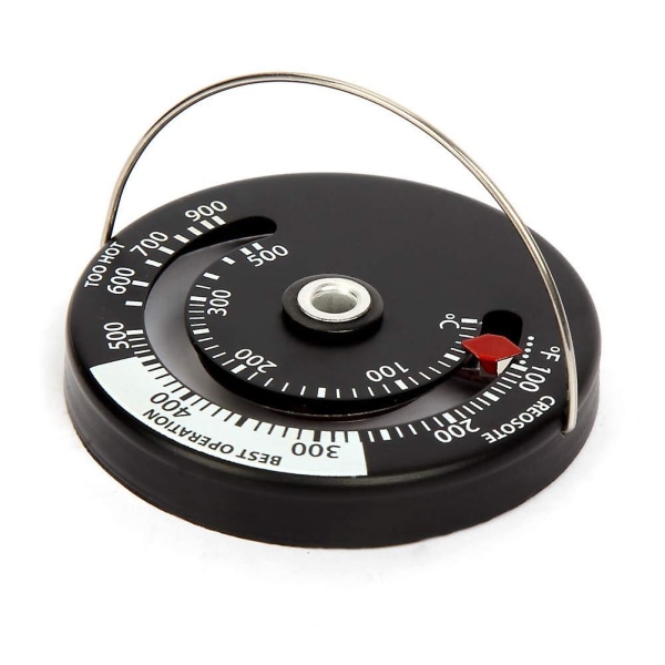 Magnetisk komfur log brænder termometer pejs temperatur overvågning måler til røgrør træ brænder Bbq