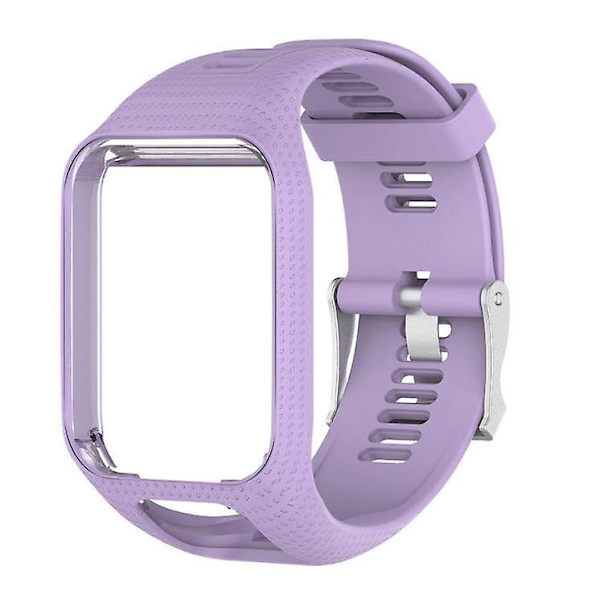 Ohp Tomtom Spark Runner 2/3 Gummiband Golfer2 Adventunrer Armband（Ljus Lila）