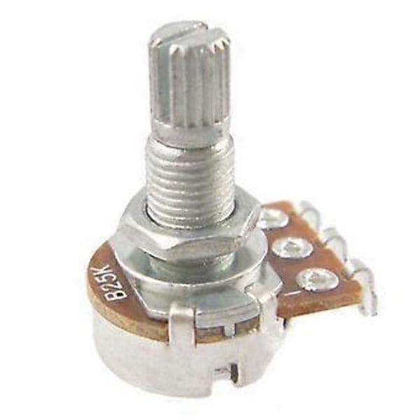 10 st B25K Audio Taper Push/Pull Pot Potentiometer för Gitarr/Bas Tillbehör()