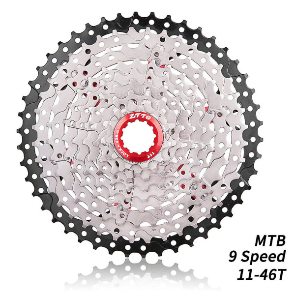 Mtb 9-trins 11-46t Kassette Friløb Mountainbike Cykel Dele