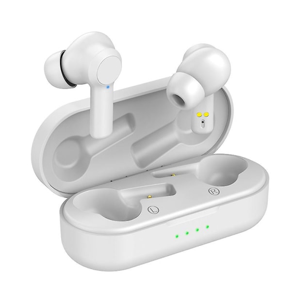 W20 Touch Sports Waterproof Anc Noise Cancelling True Wireless Headphones（White）