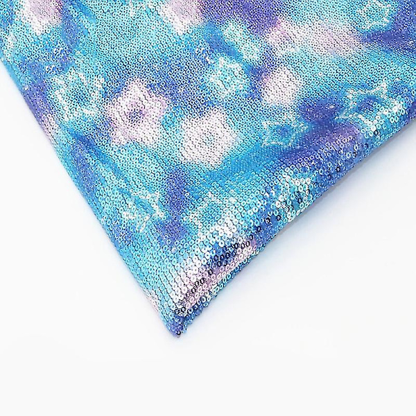 A4 Sequinbroderet Stof Til DIY Håndlavet Håndværk, Gardiner, Dug, Tøj, Hjemtekstil Materiale Tilbehør