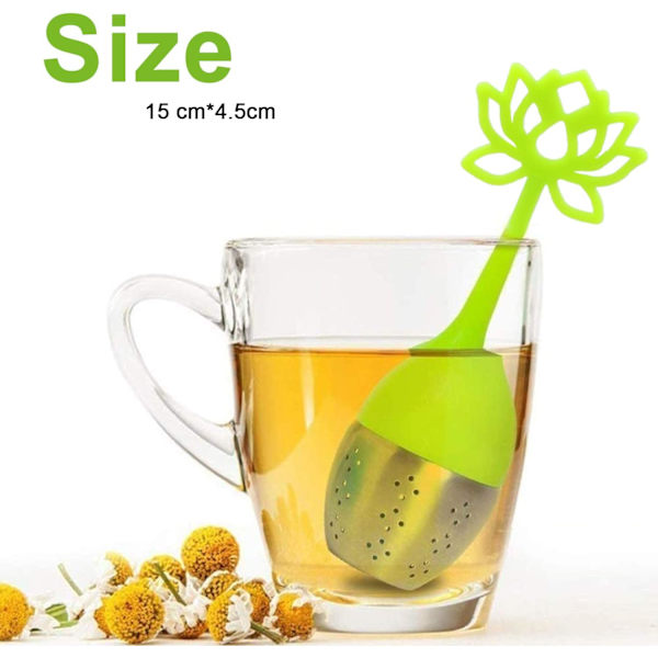 2 stk. teinfuser i rustfrit stål - teinfuser til løse teblade
