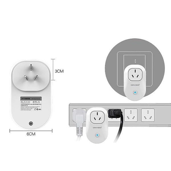Oribo Or-wiwo-s20 Smart Socket Us Adapter
