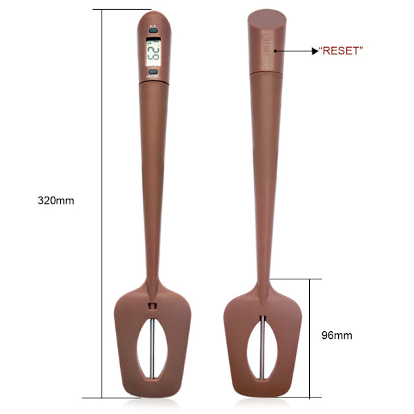 Spateltermometer - Sylttermometrar med transparent digital D