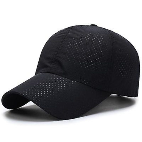Herr Snabbtorkande Baseballkeps Justerbar Mesh Löparsolhatt Lätt